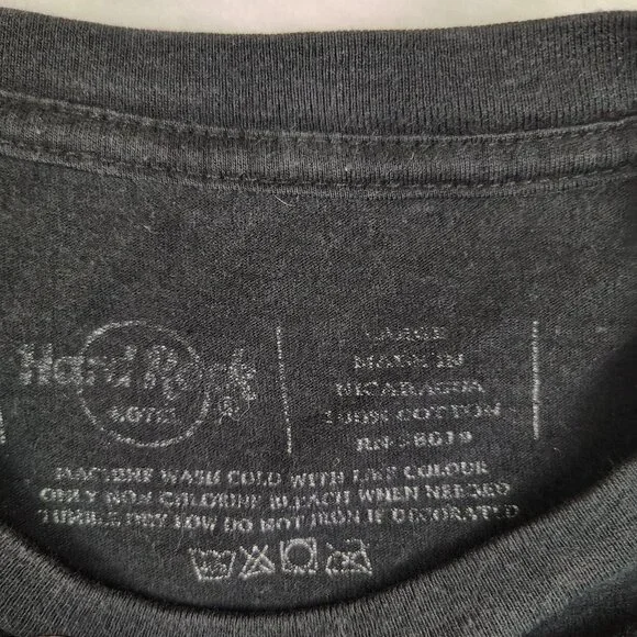 Hard Rock Hotel Cafe T Shirt Mens Large Peace Love Signature Series 28 Biloxi - Picture 3 of 7